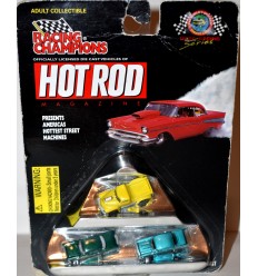 Racing Champions Hot Rod Magazine - HO Scale Set - Chevy 3100, 58 Impala & 57 Bel Air