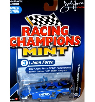 Racing Champions Mint Series - John Force Racing 2024 Peak Chevy Camaro NHRA Funny Car