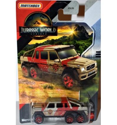 Matchbox Jurassic World Rebirth - Mercedes-Benz G63 AMG 6x6