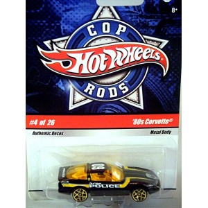 Hot Wheels Cop Rods - Chevrolet Corvette C4 Coupe Police Car