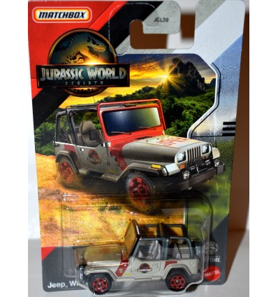 Matchbox Jurassic World Rebirth - Jeep Wrangler
