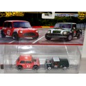 Hot Wheels Premium - Mini Set - Morris Mini & 1967 Austin Mini Pickup