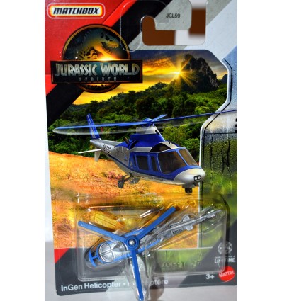 Matchbox Jurassic World Rebirth - InGen Helicopter