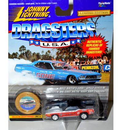 Johnny Lightning - Sox & Martin Plymouth Cuda NHRA Pro Stock