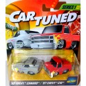 MGA Entertainment - CarTuned Street Racin' Set - 1969 Chevy Camaro and 1987 Pro Street Chevy C10 Pickup Truck