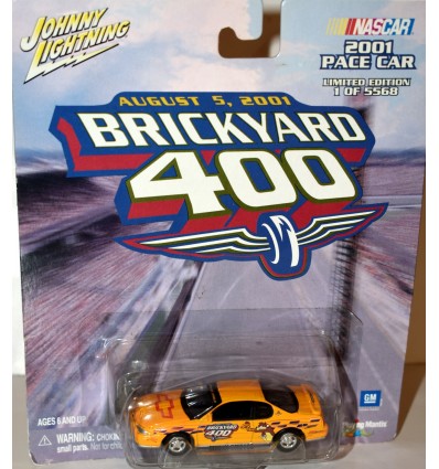Johnny Lightning LE Promo - 2001 Brickyard 400 Chevrolet Monte Carlo Pace Car