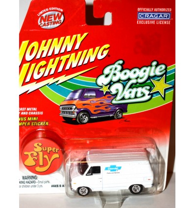 Johnny Lightning - Boogie Vans - 1977 G-20 Chevrolet Service Shop Van