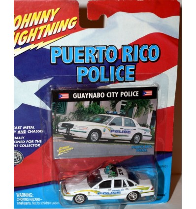 Johnny Lightning - American Blue Promo - Guaynabo City Puerto Rico Police Ford Crown Vic Patrol Car