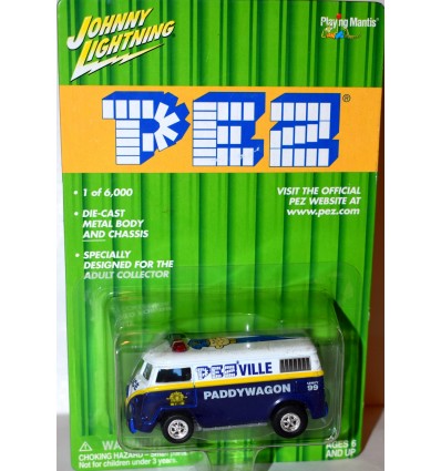 Johnny Lightning Promo - PezVille - Volkswagen Police Paddywagon
