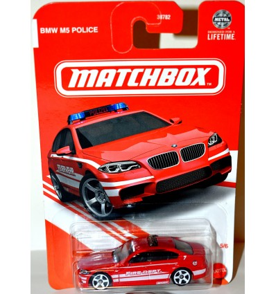 Matchbox - Fire Dept BMW M5 Sedan