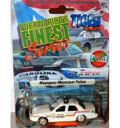 Tiger Wheels - Puerto Rico's Finest Series - 2002 Ford Crown Vic Mayaguez Municipal Police