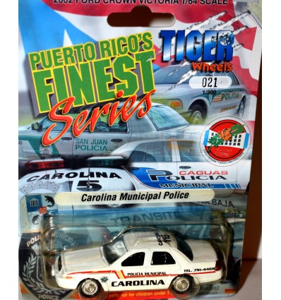 Tiger Wheels - Puerto Rico's Finest Series - 2002 Ford Crown Vic Carolina Municipal Police