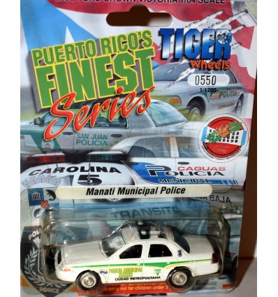 Tiger Wheels - Puerto Rico's Finest Series - 2002 Ford Crown Vic Manati Municipal Police