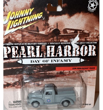 Johnny Lighting Pearl Harbor Day of Infamy - USN 1940 Ford Pickup Truck