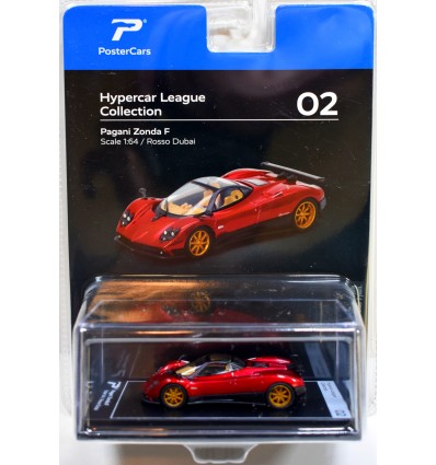 KiNSMART PosterCars - Hypercar League Collection - Pagani Zonda F