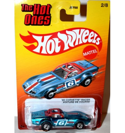 Hot Wheels - The Hot Ones - 1969 Chevy Corvette Road Racer