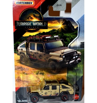 Matchbox Jurassic World Rebirth - Jeep Gladiator