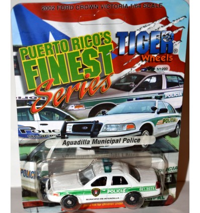 Tiger Wheels - Puerto Rico's Finest Series - 2002 Ford Crown Vic Aguadilla Municipal Police