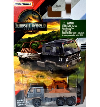 Matchbox Jurassic World Rebirth - Off Road Rescue Rig