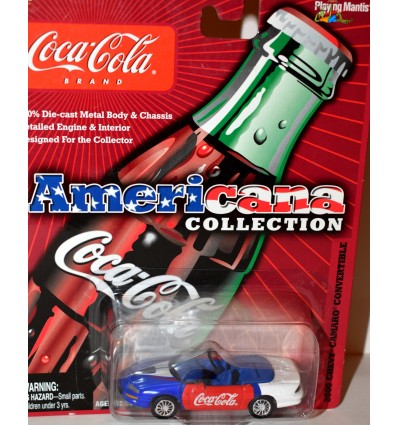 Johnny Lightning - Coca-Cola Americana Collection - 2000 Chevrolet Camaro Convertible