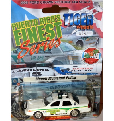 Tiger Wheels - Puerto Rico's Finest Series - 2002 Ford Crown Vic Manati Municipal Police