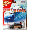 Johnny Lightning Surf Rods - MM Reef Devils - 1950 Mercury Woody Surf Wagon