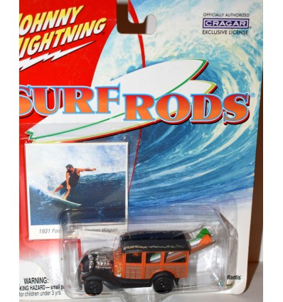 Johnny Lightning Surf Rods - 1931 Ford Surf Woody Wagon
