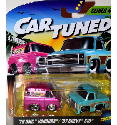MGA Entertainment - Custom Truck Set - 1979 GMC Vandura Custom Van and 1987 Chevy C10 Pickup Truck