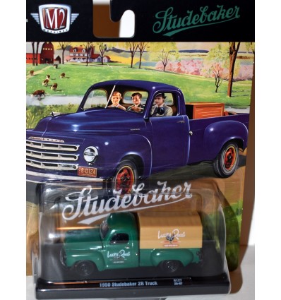 M2 Machines Drivers - Lucky Roost 1950 Studebaker 2R Pickup Truck