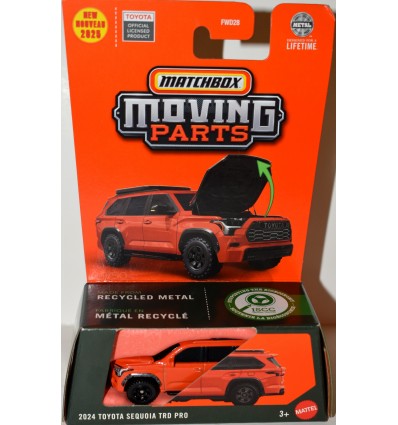 Matchbox Moving Parts - New for 2025 - Toyota Sequoia TRD Pro