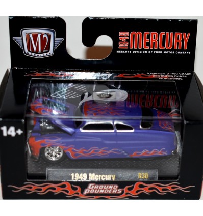 M2 Machines Ground Pounders - 1949 Mercury - Lead Sled Merc