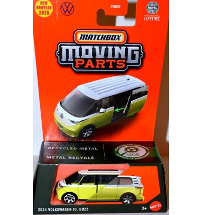 Matchbox Moving Parts - New for 2025 - 2024 Volkswagen ID. Buzz Van