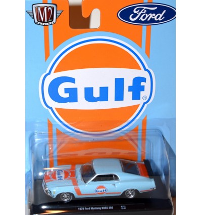 M2 Machines Drivers - Gulf Racing 1970 Ford Mustang BOSS 302