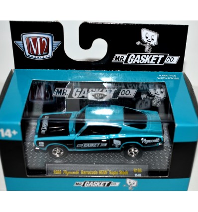 M2 Machines Mr Gasket 1968 Plymouth Barracuda HEMI NHRA Super Stock