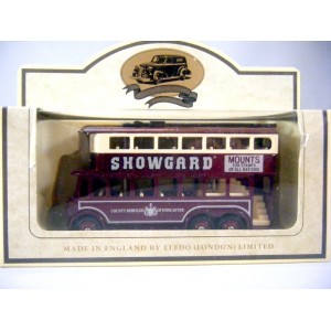 Lledo Promo Model - 1931 AEC Renown Double Decker Bus - Showgard Mounts