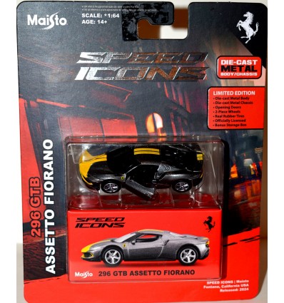 Maisto Speed Icons - Ferrari 296 GTB Assetto Fiorano