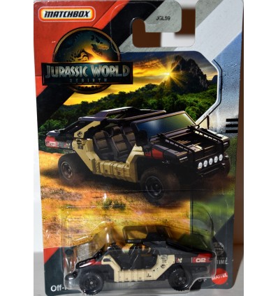 Matchbox Jurassic World Rebirth - InGen Jeep