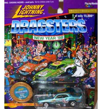 Johnny Lightning Dragsters USA 1998 Baby New Year Dodge Challenger Promo