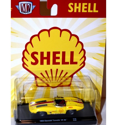 M2 Machines Drivers - Shell Racing - 1959 Chevrolet Corvette XP-86 Race Car