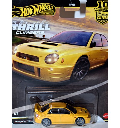Hot Wheels Premium - Thrill Climbers - Subaru Impreza WRX