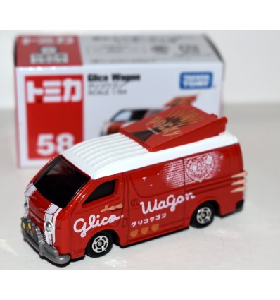 TOMY - 58 - Glico Wagon - Pocky - Custom Toyota Hiace Van