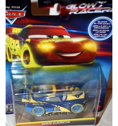 Disney Cars - Glow Racers - Dan Garcia NASCAR Stock Car