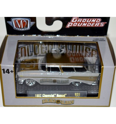 M2 Machines Ground Pounders Golden Clover 1957 Chevrolet Nomad Station Wagon