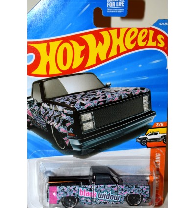 Hot Wheels Black Widow 1983 Chevrolet Silverado Pickup Truck