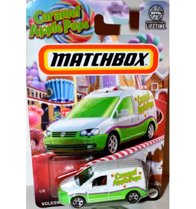 Matchbox - Caramel Apple Pops Volkswagen Caddy Delivery Van