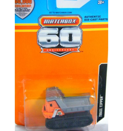 Matchbox - 60th Anniversary -Trail Tipper - Dump Truck with Tracks