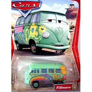 Disney Cars Series 1 - Filmore - Volkswagen Type 2 Microbus - George Carlin