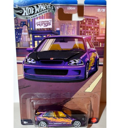 Hot Wheels Silver Series - Compact Kings - Honda Civic Type R (EK9)