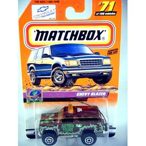 Matchbox 2000 Millennium Logo Chase Series - Chevy Blazer Action Tours