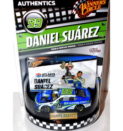 Winners Circle - Daniel Suarez Freeway Atlanta winning Camaro Stock Car